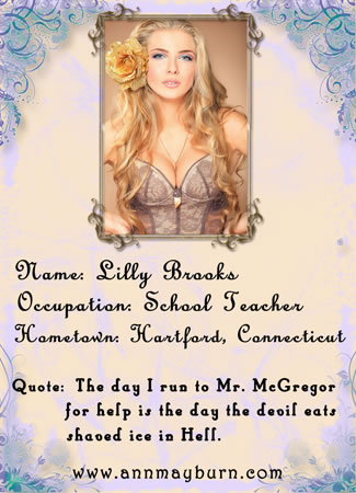 Wild Lilly Romance Trading Card by Ann Mayburn